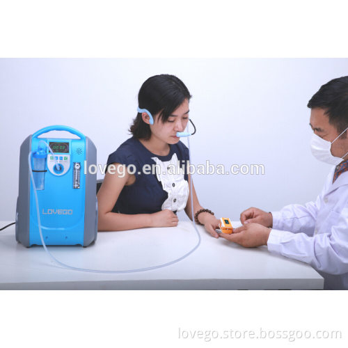 Lovego portable oxygen concentrator work in car 12V and by battery